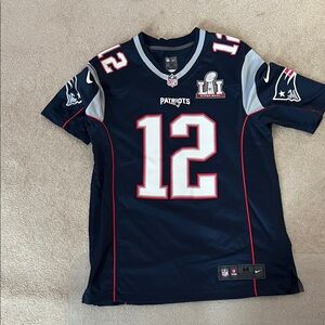 Brandy Melville Navy and Red Jersey